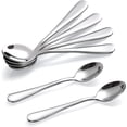 thumbnail image 1 of Demitasse Espresso Spoons 4 Inch Stainless Steel Mini Coffee Tea Dessert Flatware 6 Piece, 1 of 7