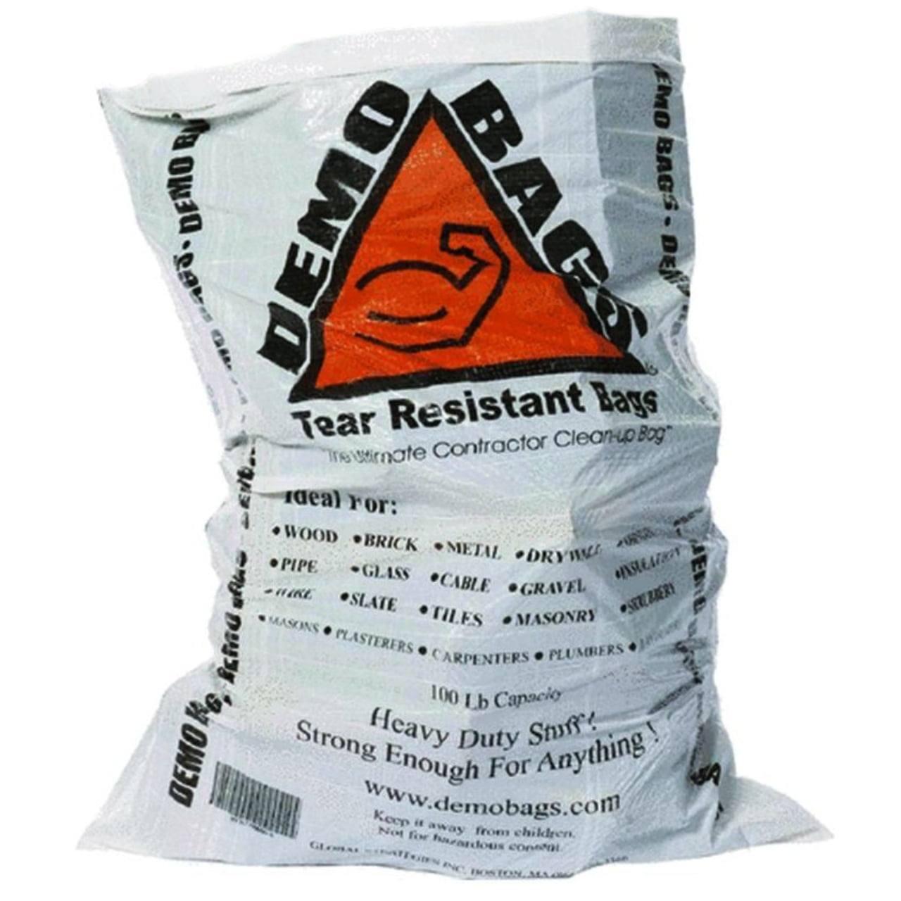 Demo 42 Gal. Contractor White Trash Bag (20-Count) DB20 
