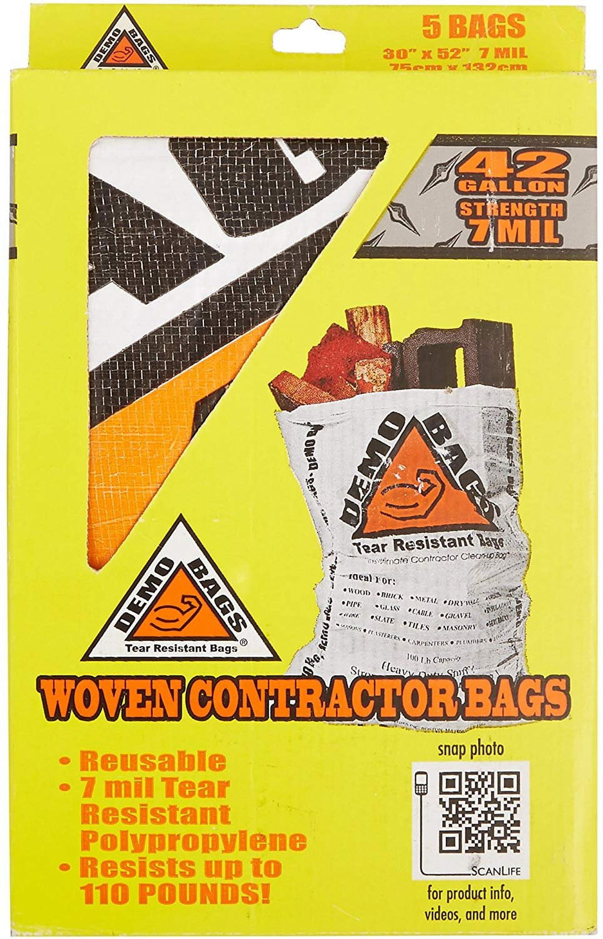 Reviews for Demobags 42-Gallon Contractor Heavy Duty Trash Bags
