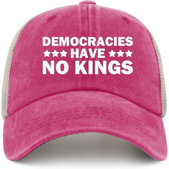Democracies Have NOT King Trucker Hat Women Funny Mesh Hats for Summer