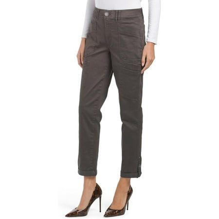 Democracy High Rise Utility Pants, Steel Grey, 8