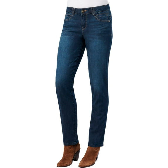 Democracy Petite Ab-solution Straight Leg Jeggings 8P Indigo blue