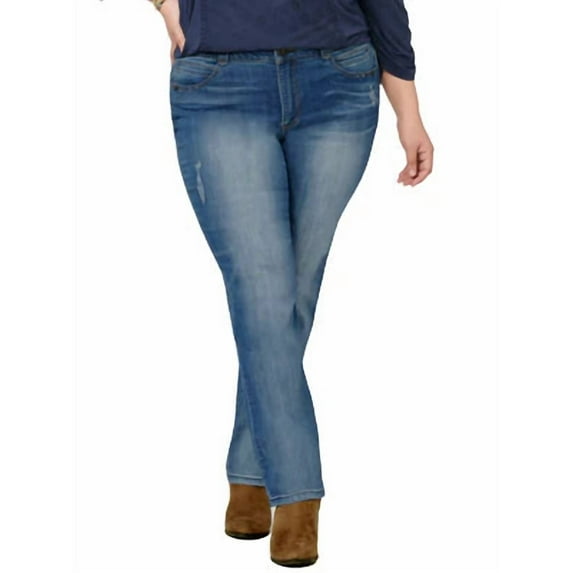 Democracy Women's Ab Solution Straight Leg Jeans