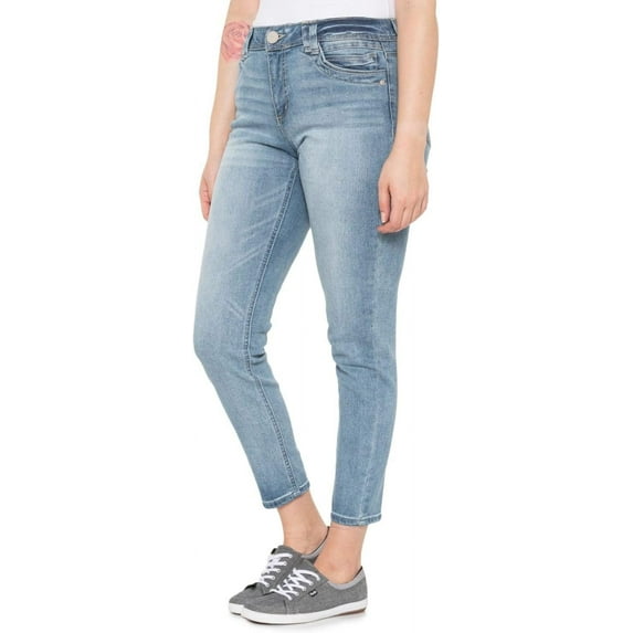 Democracy Women's Ab Solution Vintage Denim Jeans, Vintage Denim Light Blue, 8