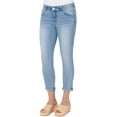 thumbnail image 1 of Democracy Womens Low Rise Roll Cuff Ankle Jeans 14 Blue, 1 of 3