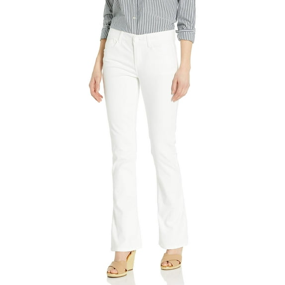 Democracy womens Absolution Itty Bitty Boot Jeans, Optic White, 12 US