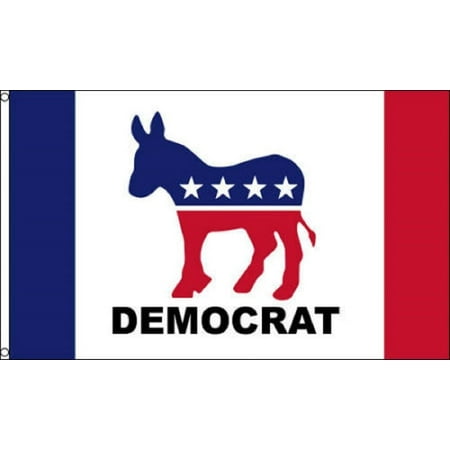 Democrat Democratic 3'x5' Polyester Flag