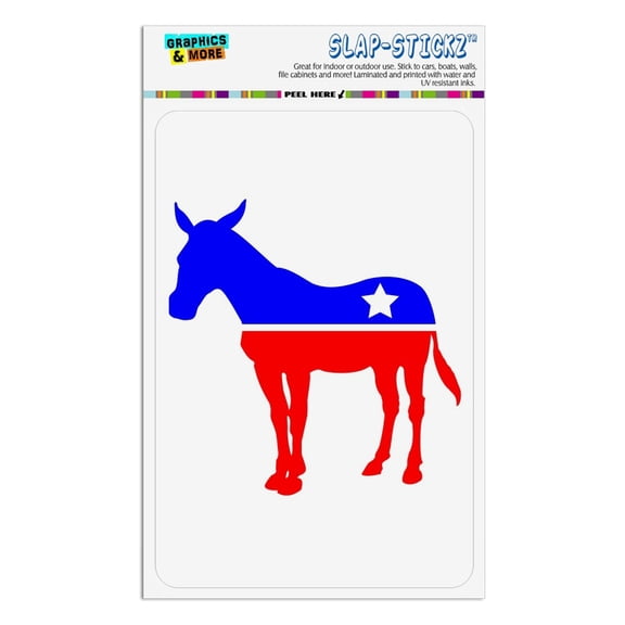 Democrat Donkey Liberal America Political Party Home Business Office Sign