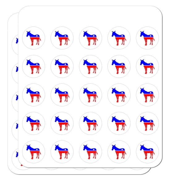 Democrat Donkey Liberal America Political Party Planner Calendar Scrapbooking Crafting Stickers