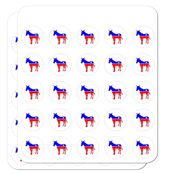 Democrat Donkey Liberal America Political Party Planner Calendar Scrapbooking Crafting Stickers