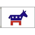 thumbnail image 1 of "Democrat" Flag 3X5 Ft Polyester Banner Sign Political Party Us, 1 of 5
