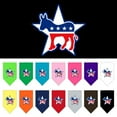 thumbnail image 1 of Pet and Dog Bandana Screen Printed, "Democrat", 1 of 10