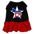 thumbnail image 1 of Democrat Screen Print Dress  Black with Red Lg - 14, 1 of 1