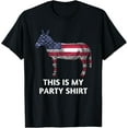thumbnail image 1 of Democrat This Is My Party Shirt Donkey T-Shirt, 1 of 4