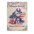 thumbnail image 1 of Democratic Exotic Shorthair Cat Making Meow Count Election 2024 Vertical Matte Canvas Poster Cat Lover Kitten Owner Gifts Wall Art Home Decor - 01001, 1 of 5