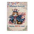thumbnail image 1 of Democratic Maine Coon Cat Making Meow Count Election 2024 Vertical Matte Canvas Poster Cat Lover Kitten Owner Gifts Wall Art Home Decor - 01001, 1 of 5