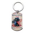thumbnail image 1 of Democratic Poodle Making Woof Count Election 2024 Stainless Steel Keychain Poodles Dog Lover Gifts Idea Collar Charm Tag Keyring - 01001, 1 of 5