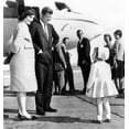 thumbnail image 1 of Democratic Presidential Nominee John Kennedy Says Goodbye To His Wife Jacqueline And Daughter Caroline Before Leaving For The Final Days Of The 1960 Campaign. Mrs. Kennedy Is Seven Months Pregnant, 1 of 1