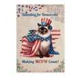 thumbnail image 1 of Democratic Siamese Cat Making Meow Count Election 2024 Vertical Matte Canvas Poster Cat Lover Kitten Owner Gifts Wall Art Home Decor - 01001, 1 of 5