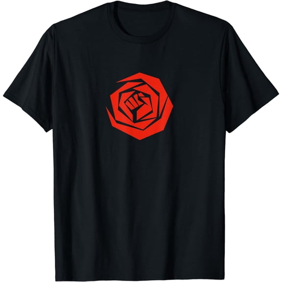 Democratic Socialists - Red Rose Fist T-Shirt