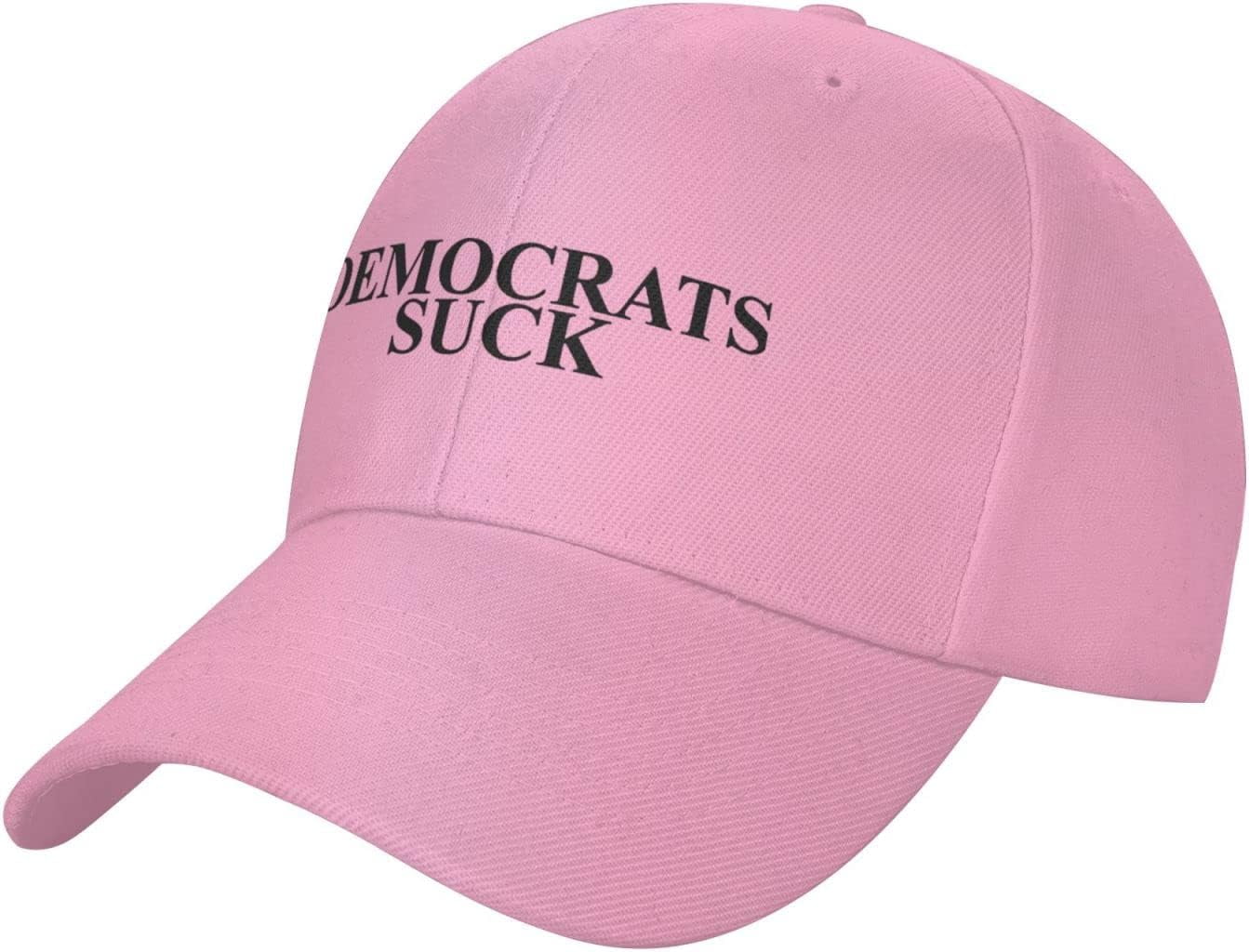 Democrats Suck Hats for Men Women Teens Vintage Adjustable Baseball Cap