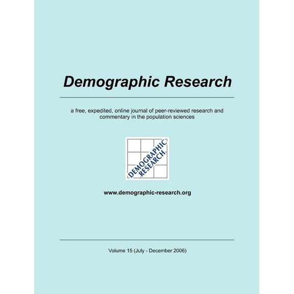 Demographic Research, Volume 15, (Paperback)