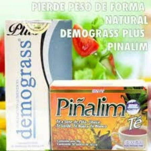 Demograss Plus and Pialim Tea Set, Mexican Version, 30 day supply By Brand GN Vida