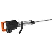 Demolition Jack Hammer, 1350 BPM Concrete Breaker 6pcs Chisels Bit Chipping with Case, 2200W Electric Jackhammer Heavy Duty, Black
