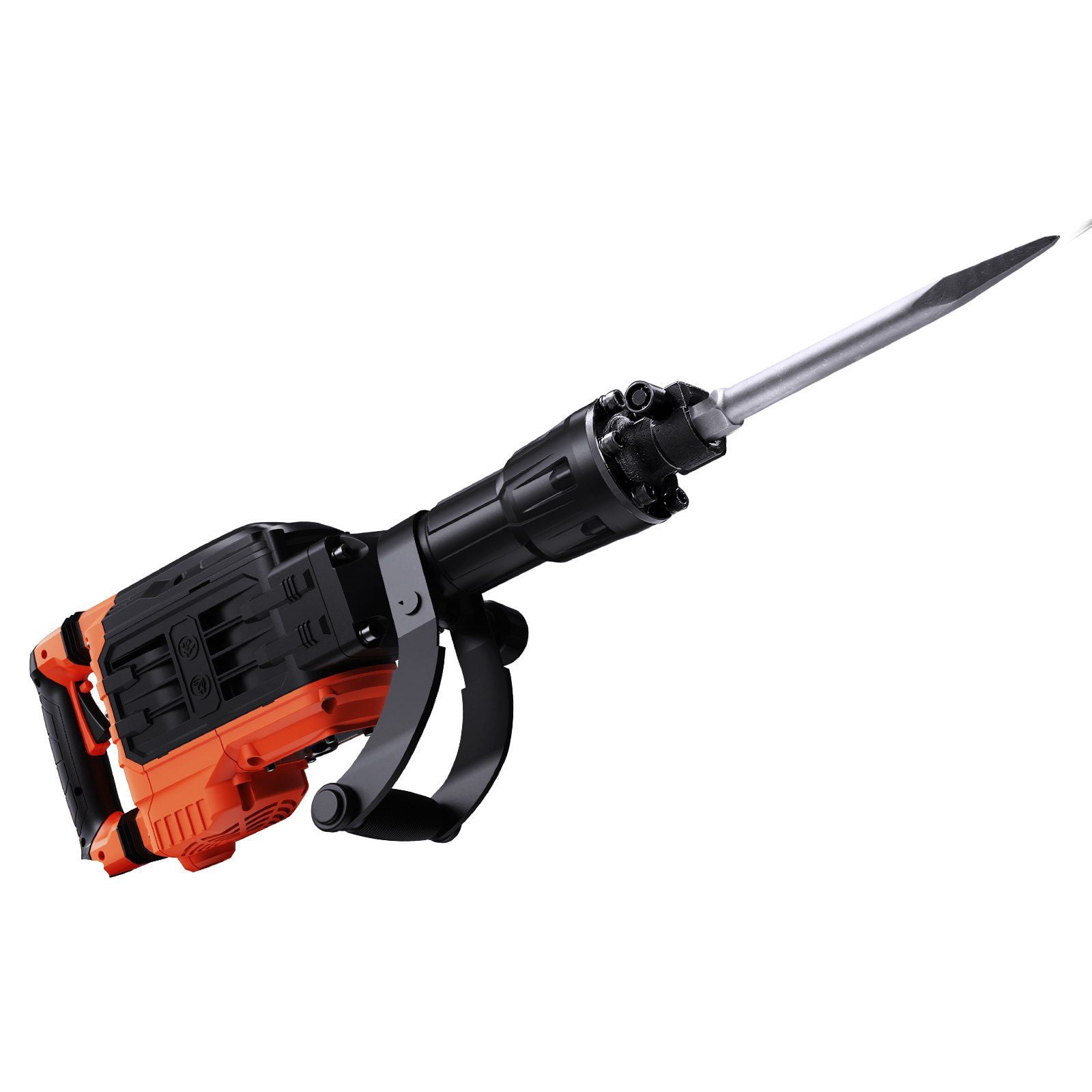 Demolition Jack Hammer, 3500W Jack Hammer Concrete Breaker, 2pcs Chisel with Gloves & 360 ° C Swiveling Front Handle for Trenching, 1900 BPM Heavy Duty Electric Jack Hammer, Black