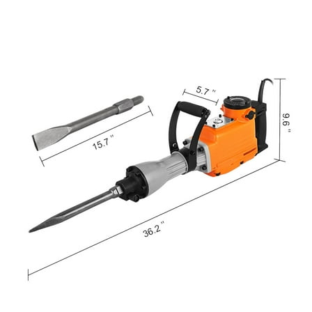 Demolition Jack Hammer Multifunctional Rotary Hammer 1500W 2200W 3600W Jack Hammer Concrete Breaker Ground Breaking Concrete Electric Hammer Tool Impact Drill ,Easy to Use