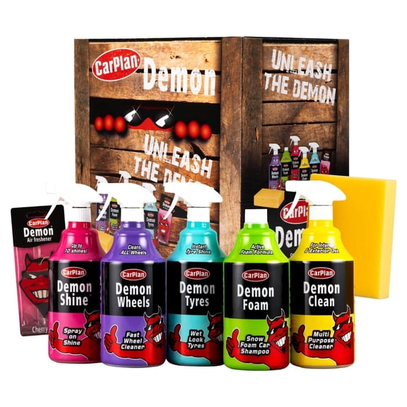 Demon 7 Piece Car Cleaning Kit