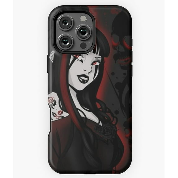 Demon Girl Succubus Fantasy Art N6084 Phone Case for iPhone 17 16 15 14 13 12 11 Pro Max
