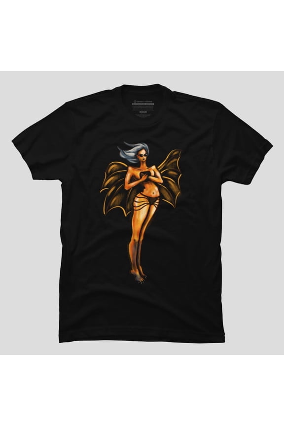 Demon Girl With Wings Sunglasses Gothic Dark Fantasy H27100 T-Shirt, for Men and Women, Up to Size 5XL