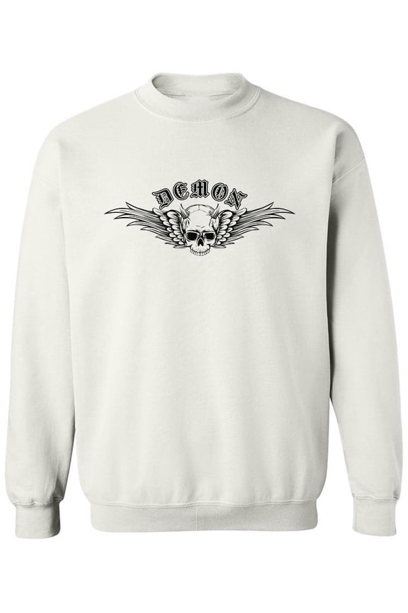 Demon Gothic Sweatshirt Men -Image by Shutterstock, Male Large