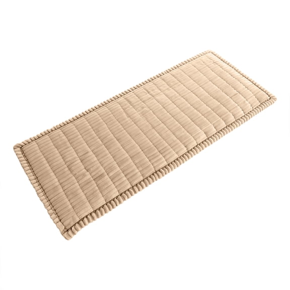 Washable Fuzzy Fleece Pet Cushion Sofa Protector, Thick Soft High-Density Quilted Sofa Slipcover For Seat Cushions, Pet Friendly Protector With Durable Edge Stitching, Machine