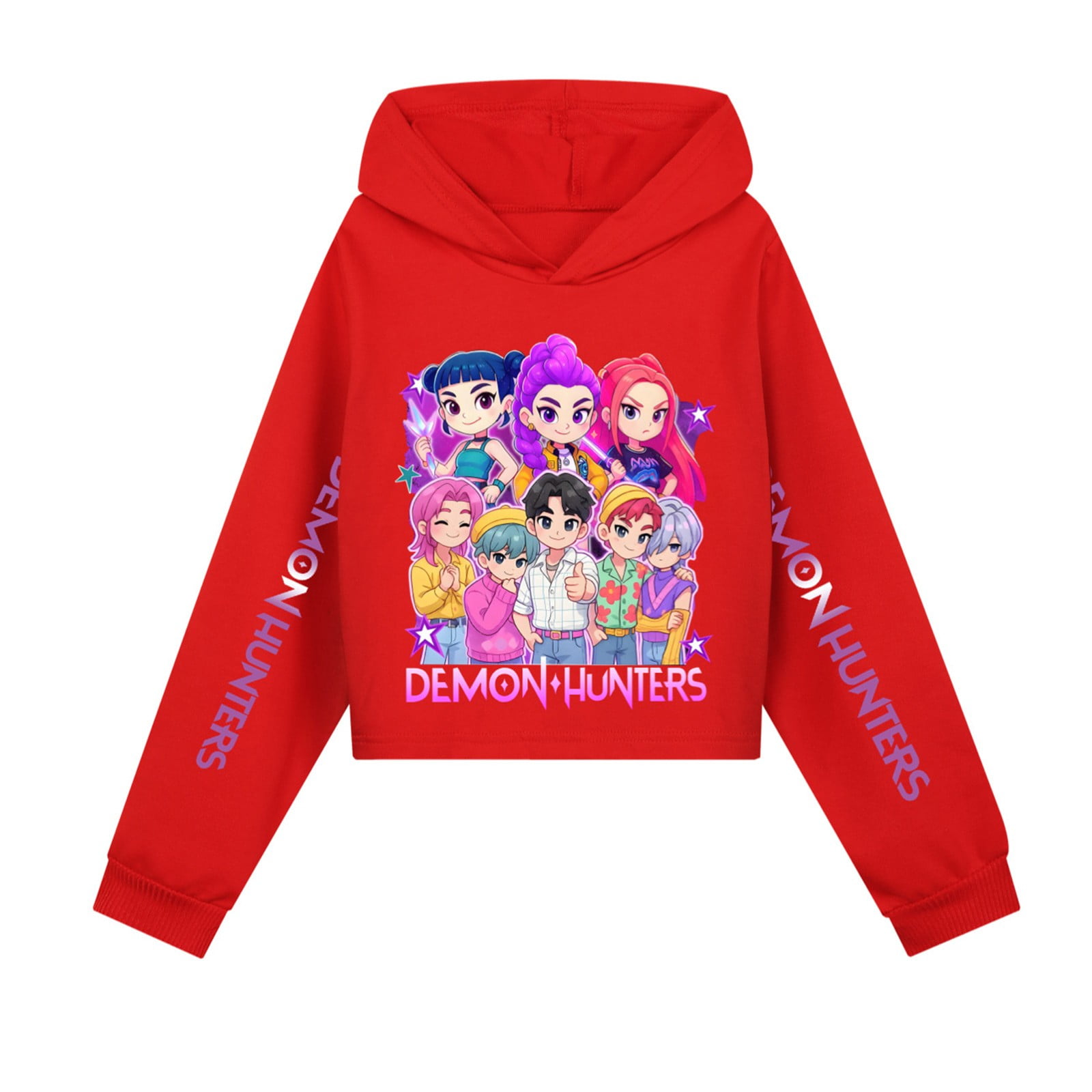 KPop Demon Hunters Huntrix Hoodie Women Men Clothing Loose Fleece Movie Printing 2025 Pullovers Aesthetic Graphic Hoodies Top