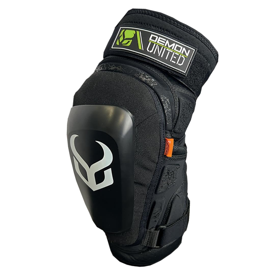 Demon Soft Cap Pro X D3O Knee Guards - Low-Profile, Strapless, For Skiing & Snowboarding