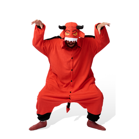 Demon Kigurumi Unisex Adult Onesie Pajamas Animal One Piece Costume Cosplay Sleepwear Demon Kigurumi Unisex Adult Onesie Pajamas Animal One Piece Costume Cosplay Sleepwear