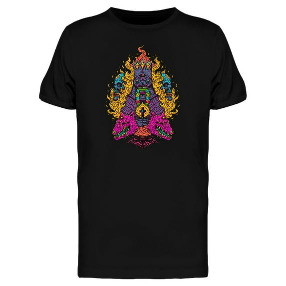 Demon King With Burning Cross Tee Men's -Image by Shutterstock