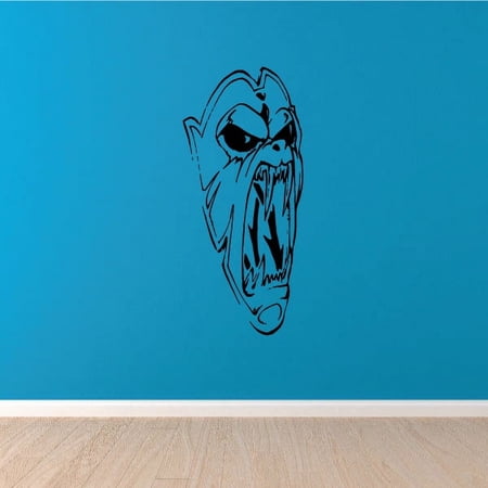Demon Monkey Mask Decal - 36 Inches