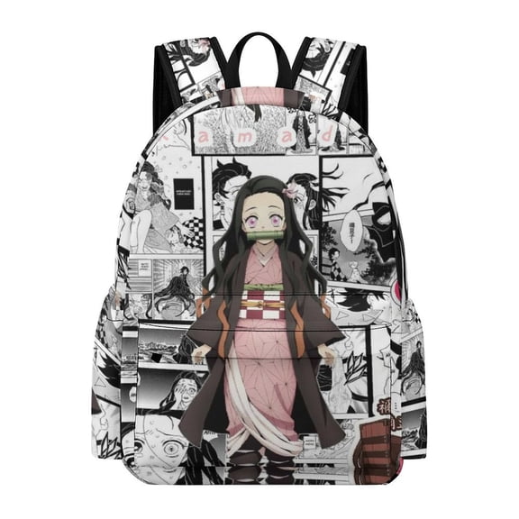 Demon Ne-zuko Slay-er Backpacks Travel Laptop Backpack Lightweight Bookbags Casual Daypack