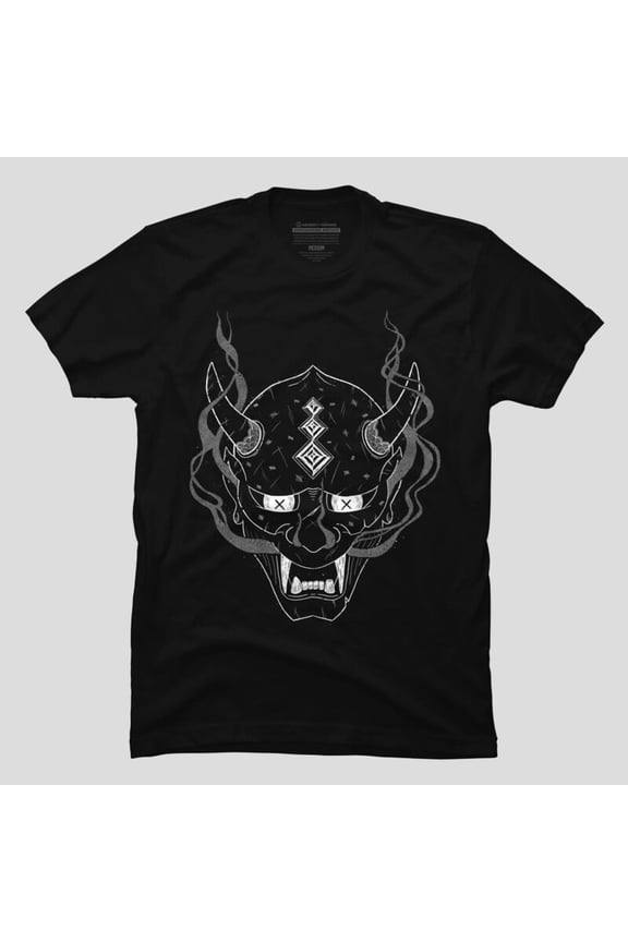 Demon Oni Mask Japanese Warrior Spirit Devil Face H12338 Unisex T-Shirt, Up to 5XL Available