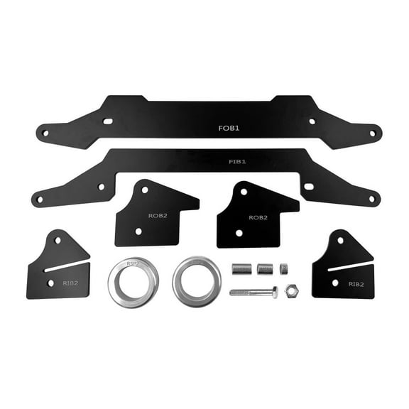 Demon Powersports 4 Inch Bracket Lift Kit (2016-21) Polaris General 1000, Increases Ground Clearance & Larger Space Between Tires & Fenders to Be Mounted, Powder Coated for Protection, Easy to Install