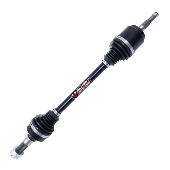 Demon Powersports Front Left Heavy Duty Axle for (2015-2020) (2022) Honda Pioneer 500, Made of 4340 Chromoly Steel, Dual Heat Treated High Strength, Gives Wider Angles & In Molybdenum Grease Precision