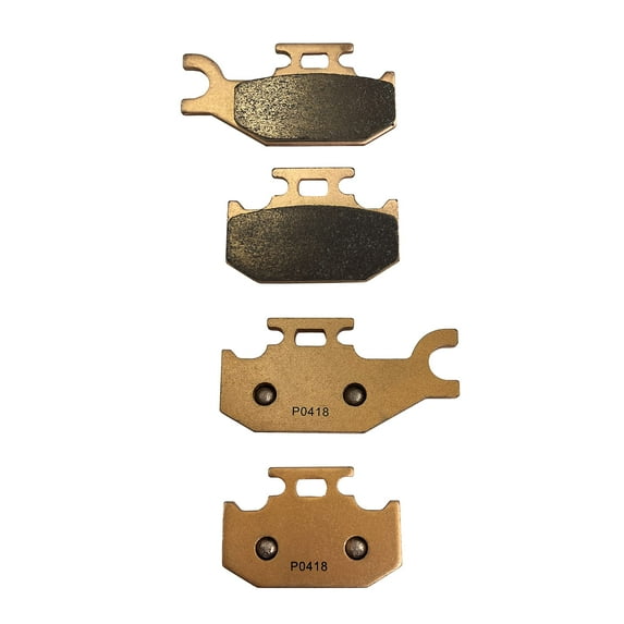 Demon Powersports Front Left Rear Left Sintered Brake Pads (2004-12)(2015) Yamaha Rhino/Raptor, Built In High Density Sintered Metallic Material For Better Grip, Reduced Brake Fade, Longer Life Span