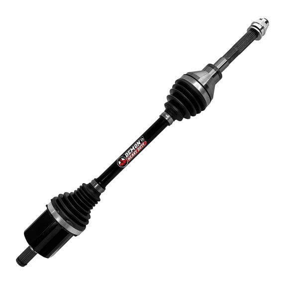 Demon Powersports Front Left/Right Heavy Duty Axle for (2014-22) Kubota RTV-X900/X1100/X1140, in 4340 Chromoly Steel, in Dual Heat Treated High Strength, Wider Angles & in Molybdenum Grease Precision