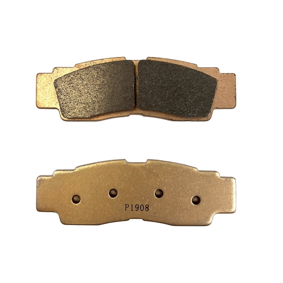 Demon Powersports Front Left/Right Sintered Brake Pads for (2016-22) Yamaha YXZ 1000R/Wolverine RMAX2/X4, High Density Sintered Metallic Material For Better Grip, Reduced Brake Fade, Instant Braking