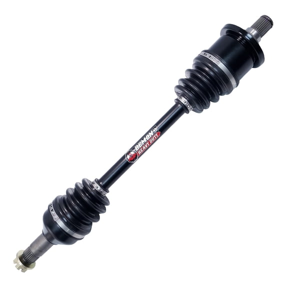 Demon Powersports Rear Left/Right Heavy Duty Axle (2004-17) Arctic Cat 650/400/450/500/550/650/700/Thundercat/TRV/MudPro/Diesel/TBX, 4340 Chromoly Steel, Dual Heat Treated High Strength, Wider Angles