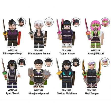 Demon Slay Kimetsu no Yaiba Custom Building Block X 8 Sets 2