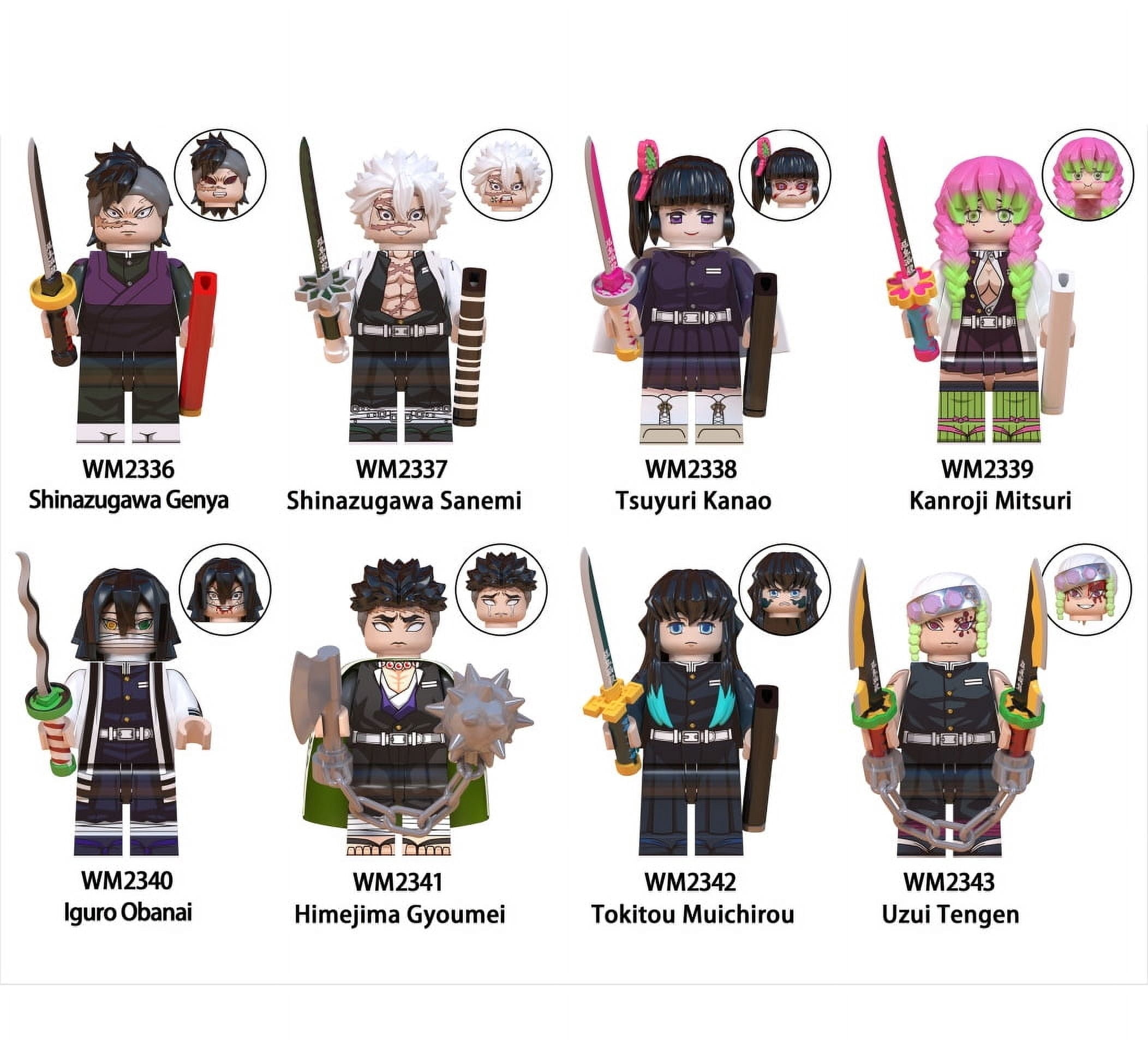 Demon Blocks Demon Slay Kimetsu no Yaiba Custom Building Block X 8 Sets 2 - Walmart.com